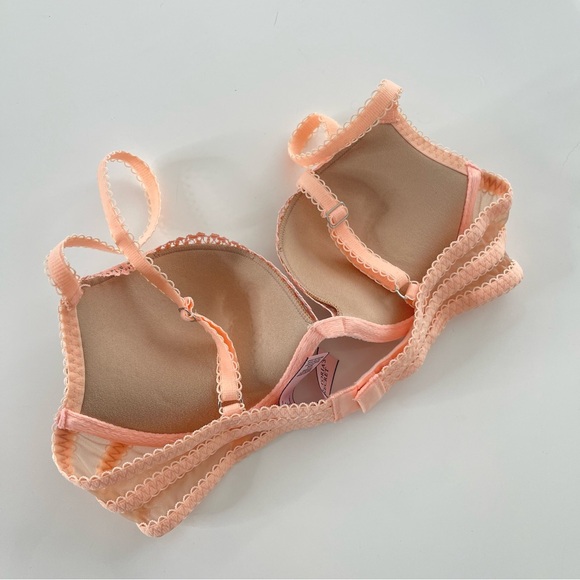 Victoria’s Secret Padded Demi Lace Multicolor Underwire Bra 32A - Picture 3 of 7